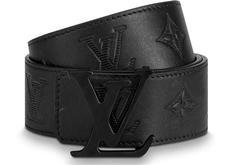 louis vuitton belt all black|Louis Vuitton monogram belt black.